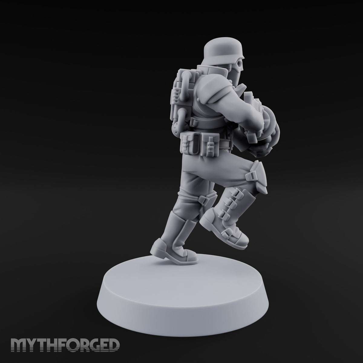 Breathe Easy, Fight Hard Human Gas-Masked Soldier B — 4