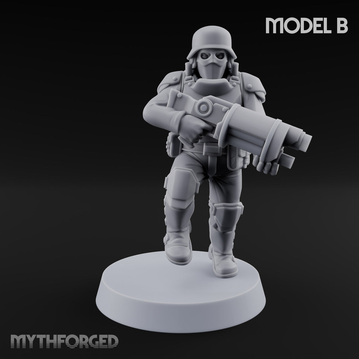 Breathe Easy, Fight Hard Human Gas-Masked Soldier B — 4