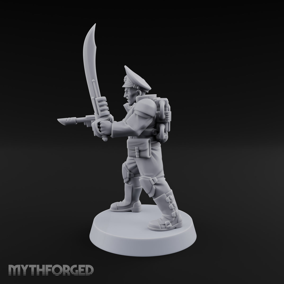 Breathe Easy, Fight Hard Human Gas-Masked Soldier E — Sword and Pistol 2