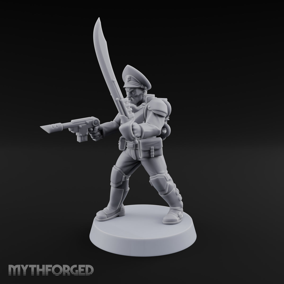 Breathe Easy, Fight Hard Human Gas-Masked Soldier E — Sword and Pistol 2