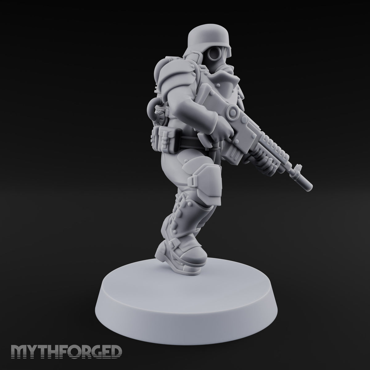 Trust the Moustache Human Armoured Heavy Weapons Soldiers — A · Gun 1 + Gun 2 + Gun 3 + Gun 4 + Gun 5