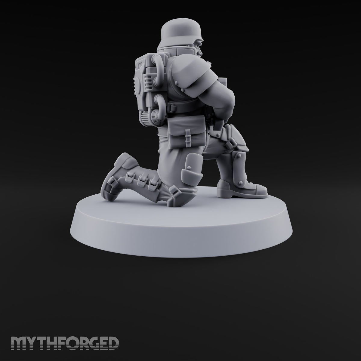 Trust the Moustache Human Armoured Heavy Weapons Soldier E — Gun 5