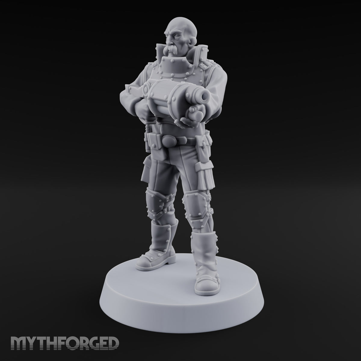 Not Here for Small Talk Human Sci-Fi Soldier B — Gun 2