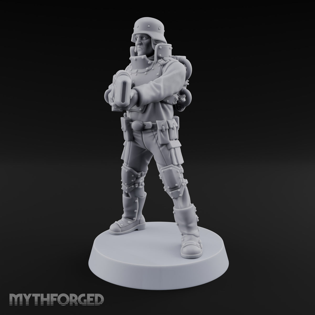 Not Here for Small Talk Human Sci-Fi Soldier C — Gun 3