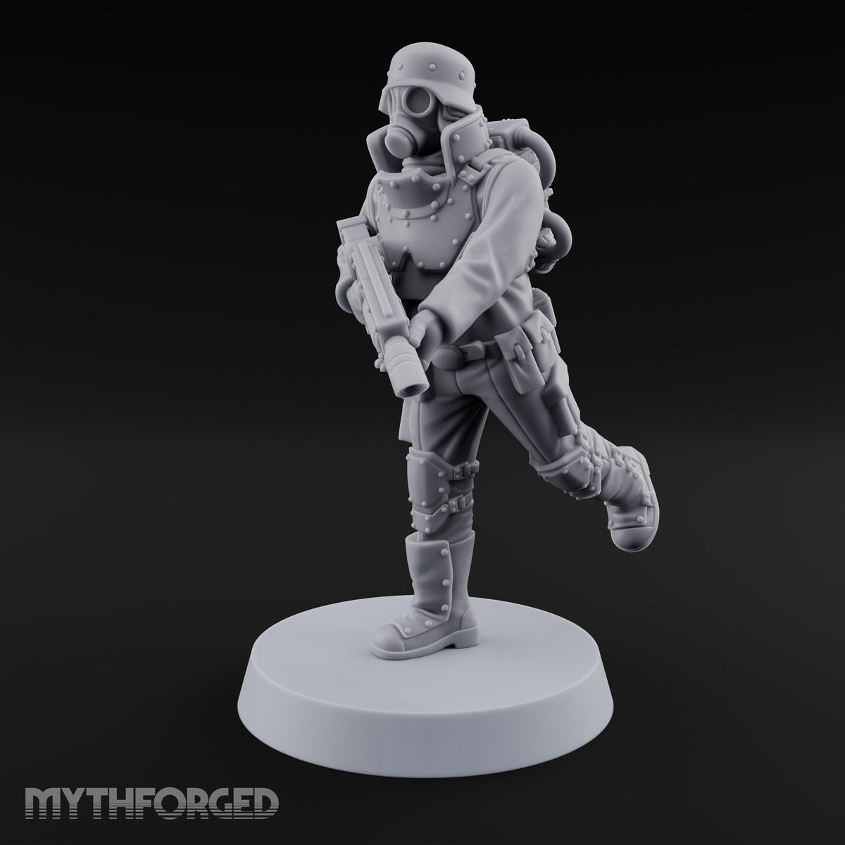 Not Here for Small Talk Human Sci-Fi Soldier D — Gun 4