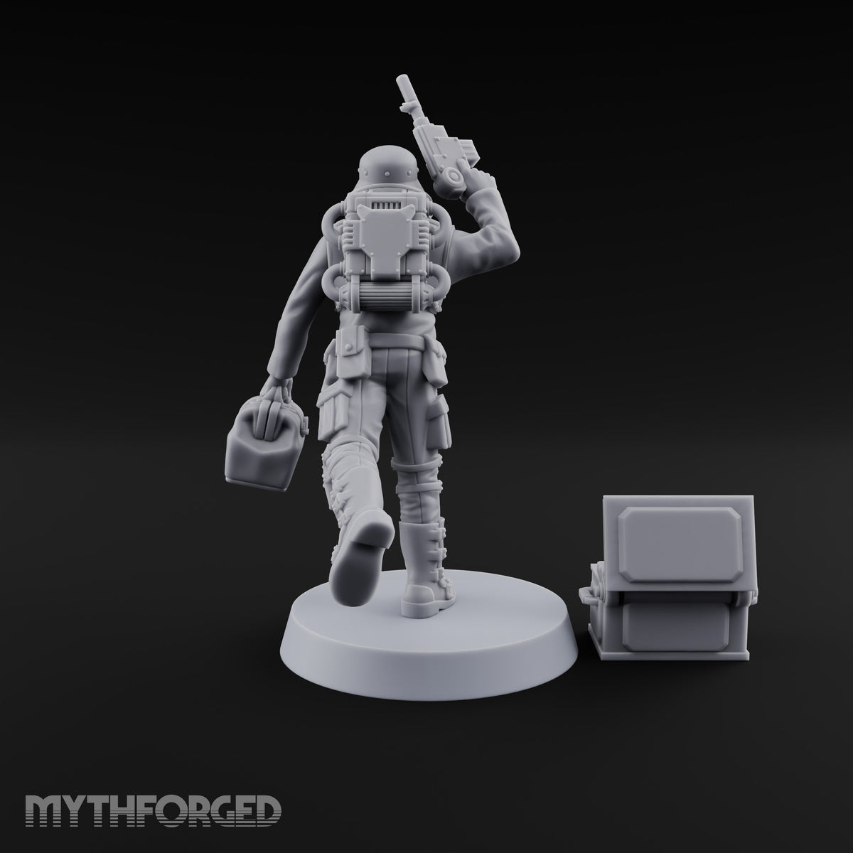 Not Here for Small Talk Human Sci-Fi Soldier D — Medic