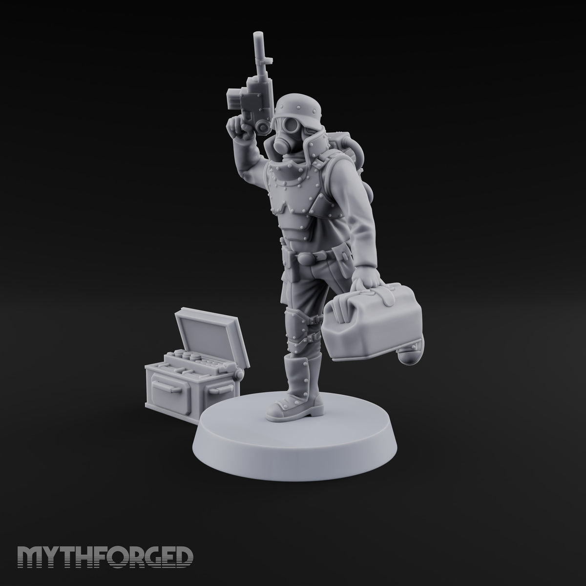 Not Here for Small Talk Human Sci-Fi Soldier D — Medic
