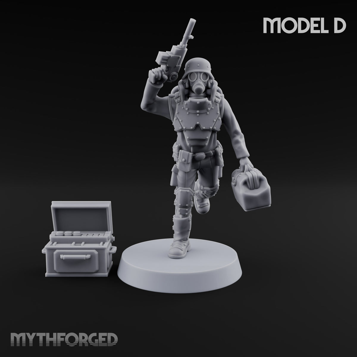 Not Here for Small Talk Human Sci-Fi Soldier D — Medic