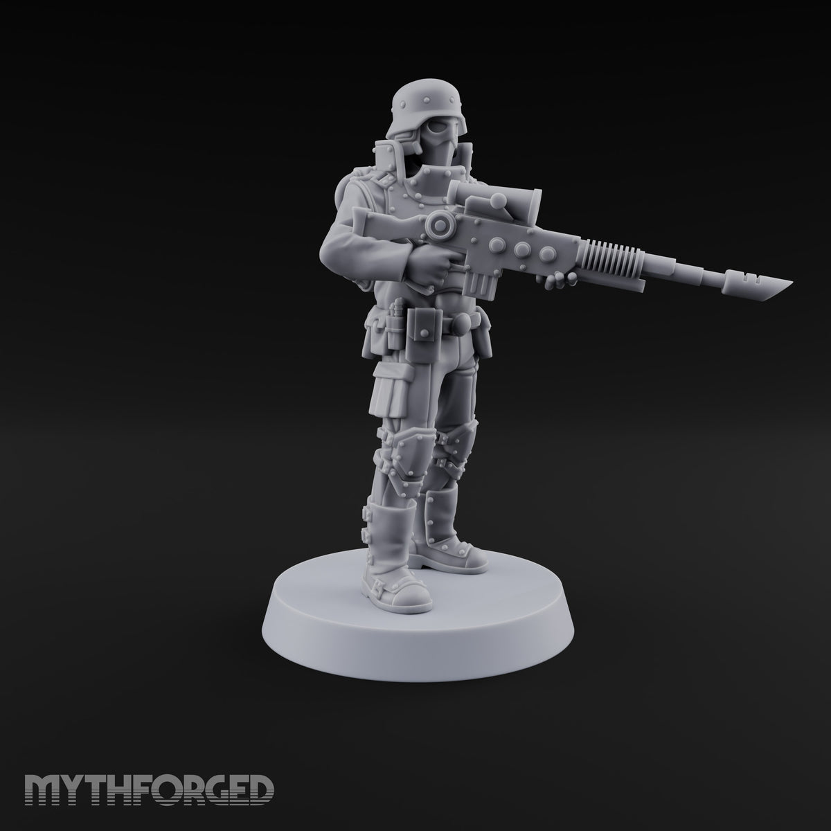 Not Here for Small Talk Human Sci-Fi Soldier E — Gun 5