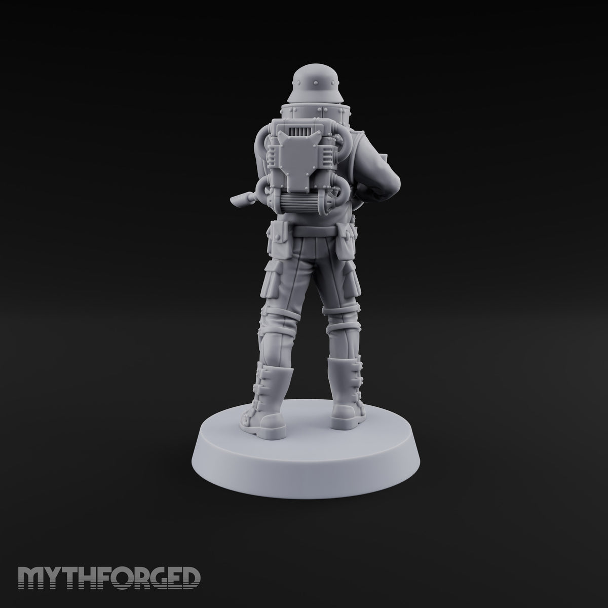 Not Here for Small Talk Human Sci-Fi Soldier E — Gun 5