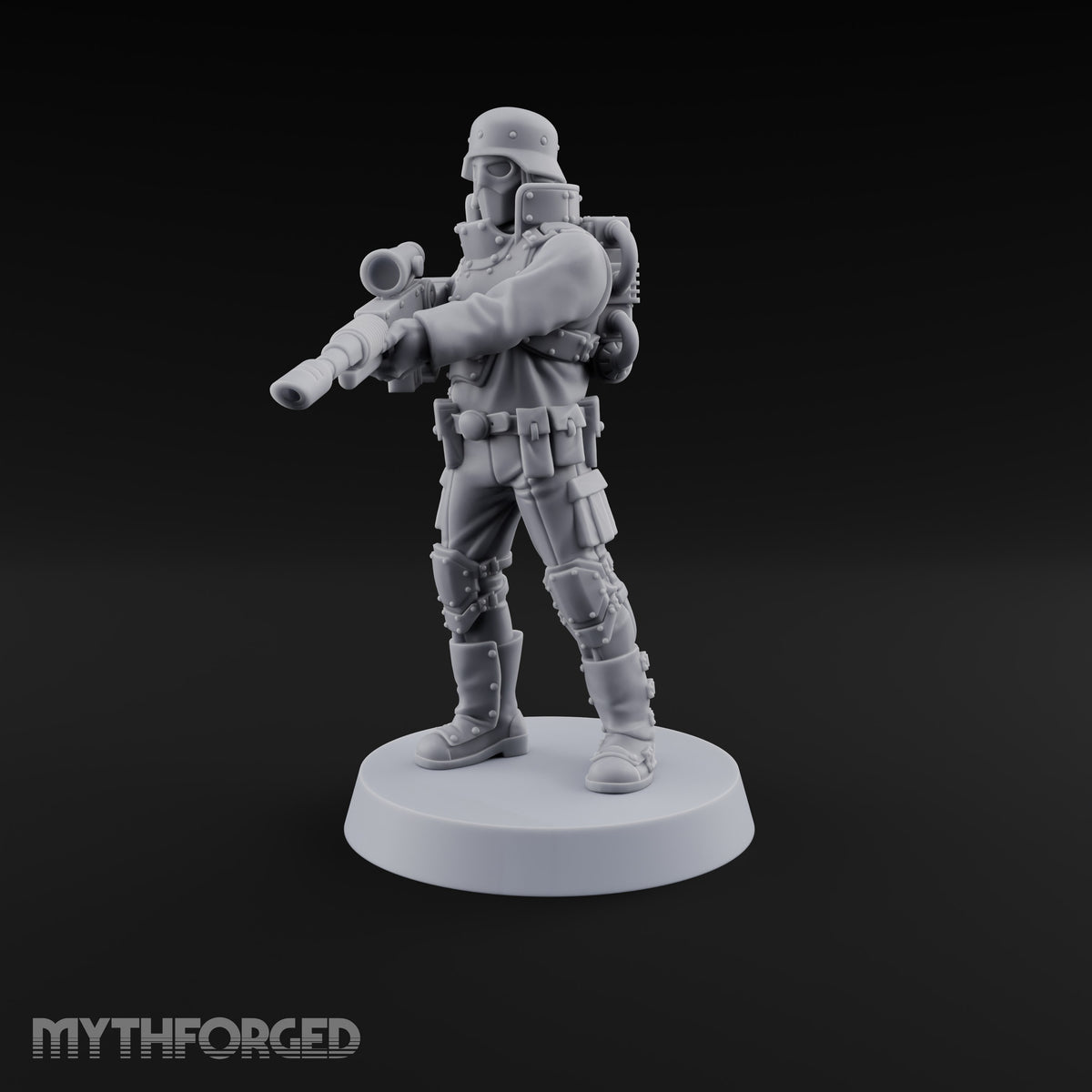 Not Here for Small Talk Human Sci-Fi Soldier E — Gun 5