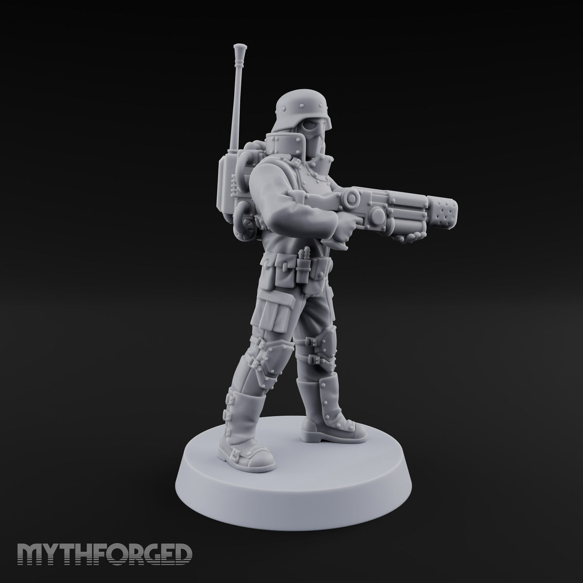 Not Here for Small Talk Human Sci-Fi Soldier F — Gun 6