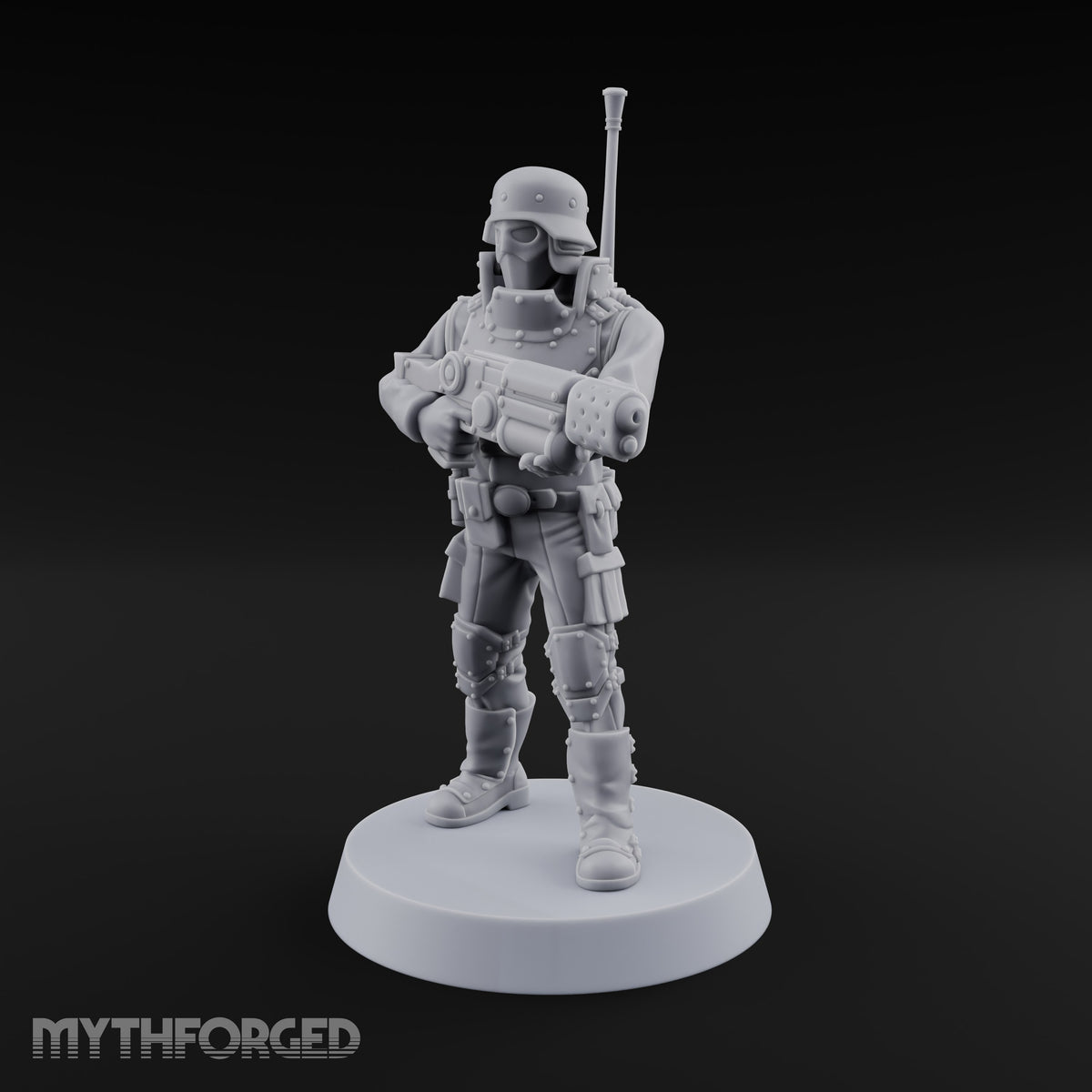Not Here for Small Talk Human Sci-Fi Soldier F — Gun 6