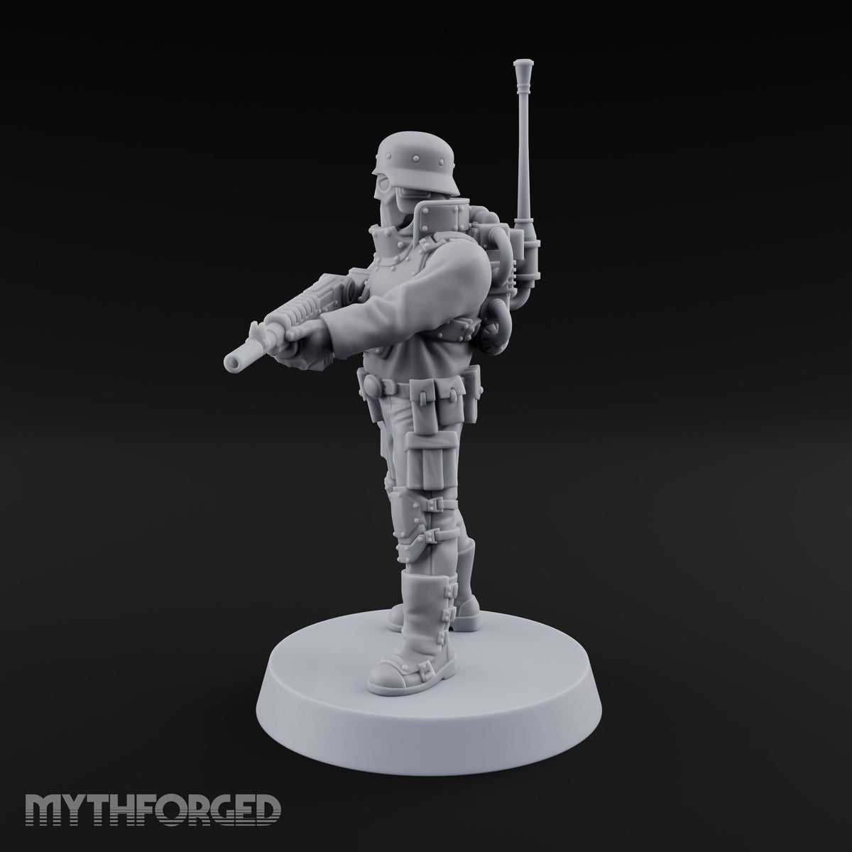 Not Here for Small Talk Human Sci-Fi Soldier F — Gun 7