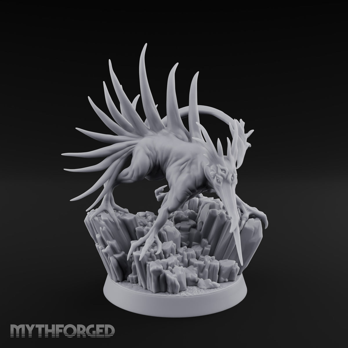 Bristling with Rage Hounds of Tindalos Miniature for Dungeons and Dragons, Pathfinder or other TTRPGs