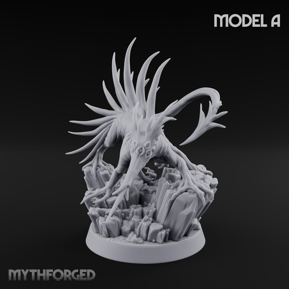 Bristling with Rage Hound of Tindalos A Miniature for Dungeons and Dragons, Pathfinder or other TTRPGs