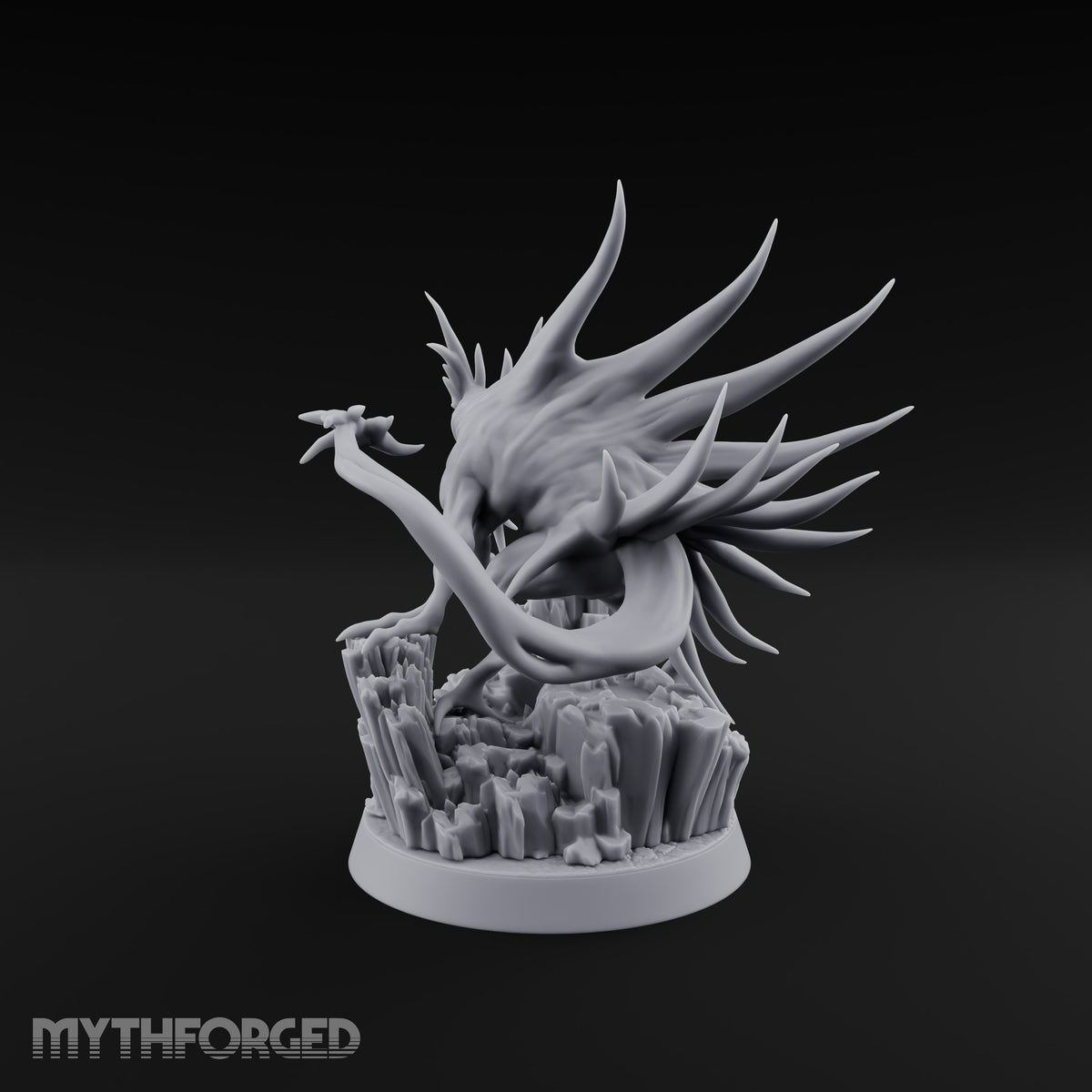 Bristling with Rage Hound of Tindalos B Miniature for Dungeons and Dragons, Pathfinder or other TTRPGs