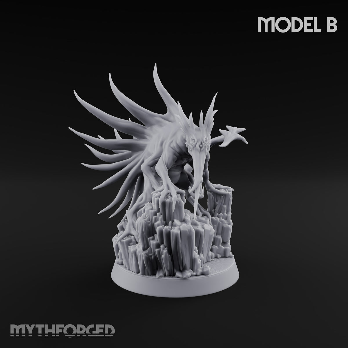 Bristling with Rage Hounds of Tindalos Miniature for Dungeons and Dragons, Pathfinder or other TTRPGs