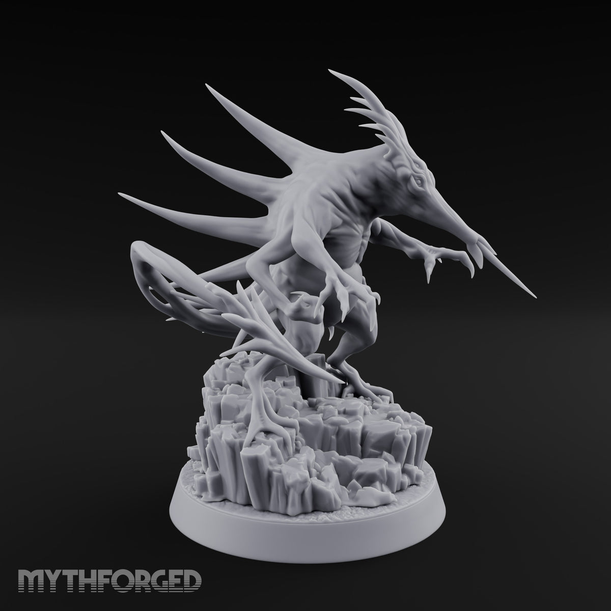 Bristling with Rage Hound of Tindalos C Miniature for Dungeons and Dragons, Pathfinder or other TTRPGs