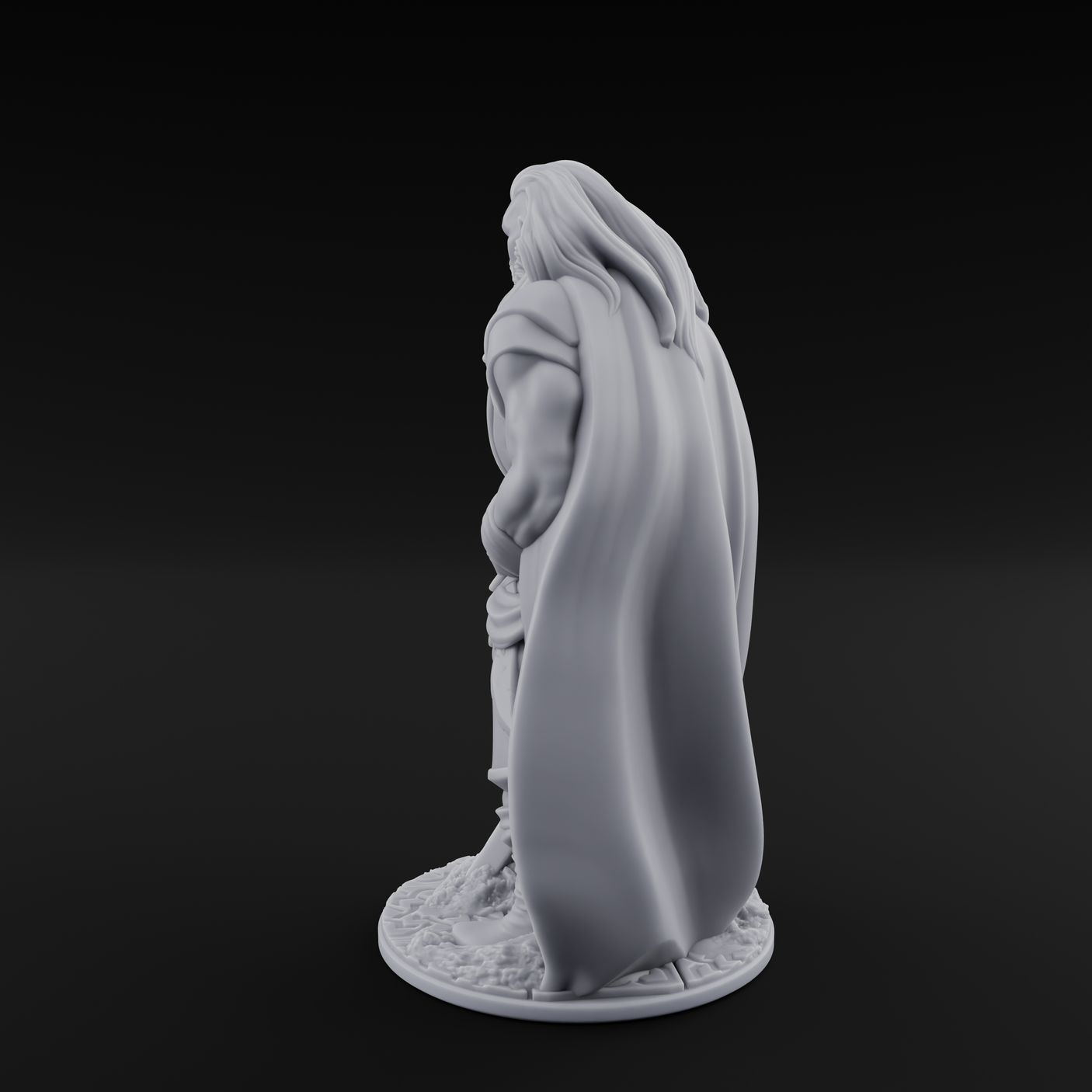 Blade Dragging Human Desert Rogue Miniature for Dungeons and Dragons, Pathfinder or other TTRPGs