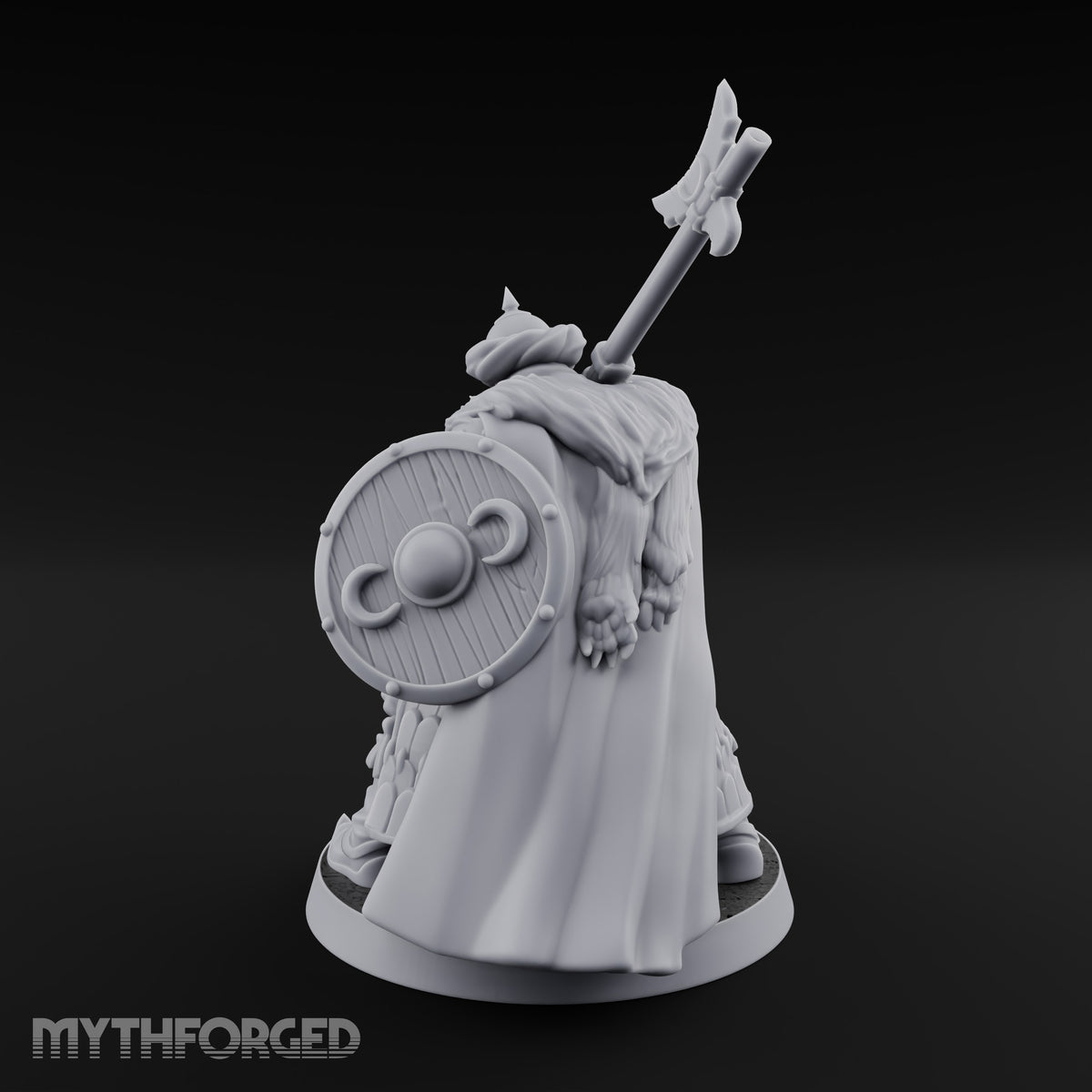 Standing to Arms Human Janissary C Miniature for Dungeons and Dragons, Pathfinder or other TTRPGs