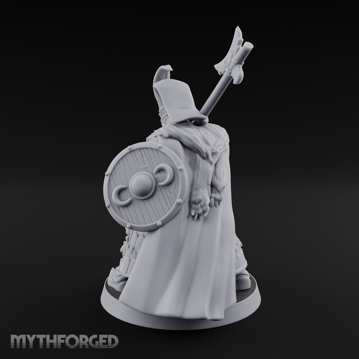 Standing to Arms Human Janissary C Miniature for Dungeons and Dragons, Pathfinder or other TTRPGs