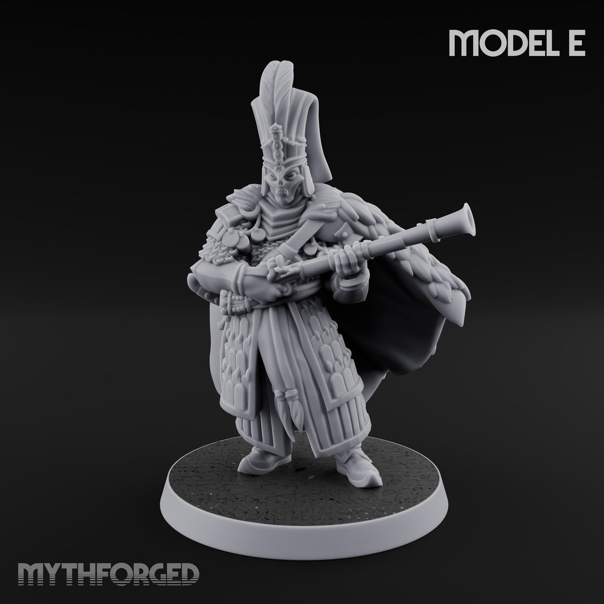 Standing to Arms Human Janissaries Miniature for Dungeons and Dragons, Pathfinder or other TTRPGs