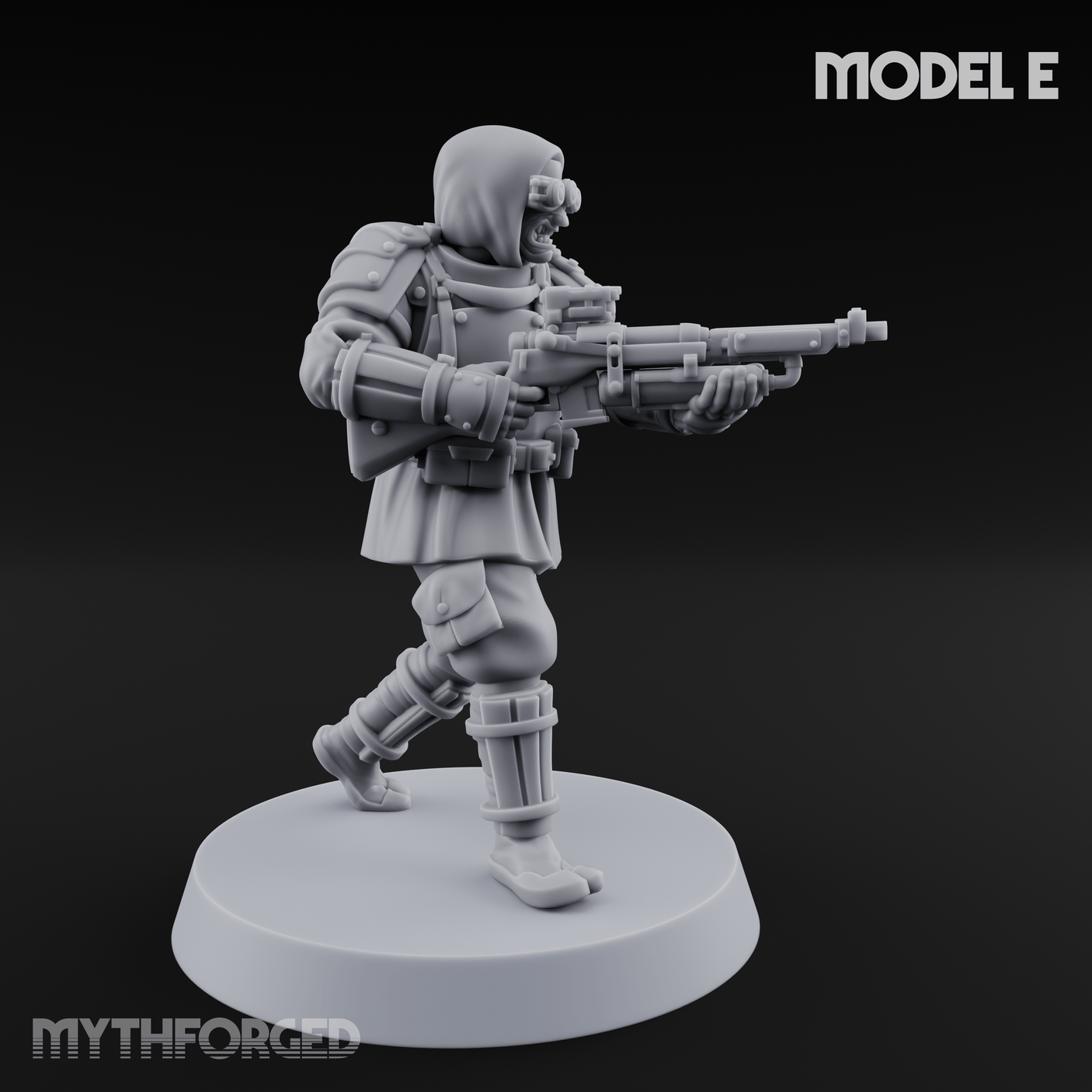 Weird War Japanese Ninja Riflemen E Miniature for Dungeons and Dragons, Pathfinder or other TTRPGs