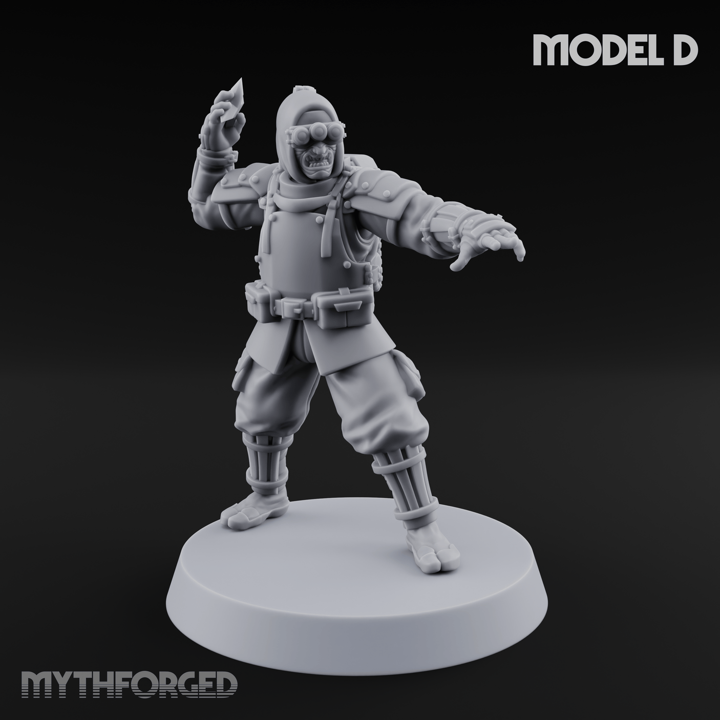 Weird War Japanese Ninja Soldiers D Miniature for Dungeons and Dragons, Pathfinder or other TTRPGs