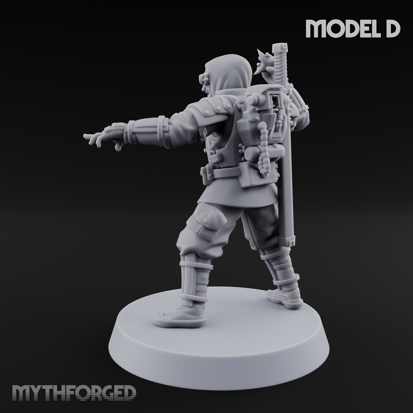 Weird War Japanese Ninja Soldiers D Miniature for Dungeons and Dragons, Pathfinder or other TTRPGs