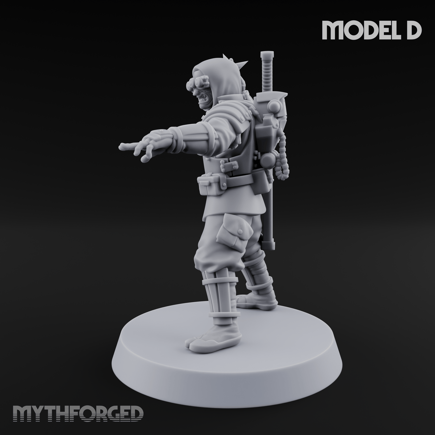 Weird War Japanese Ninja Soldiers D Miniature for Dungeons and Dragons, Pathfinder or other TTRPGs