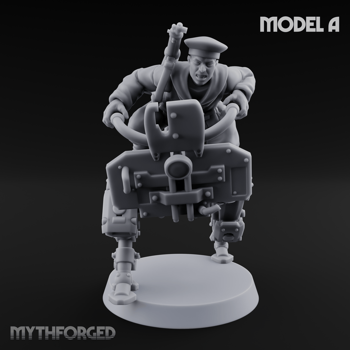 Weird War Japanese Walker Pilots Miniature for Dungeons and Dragons, Pathfinder or other TTRPGs