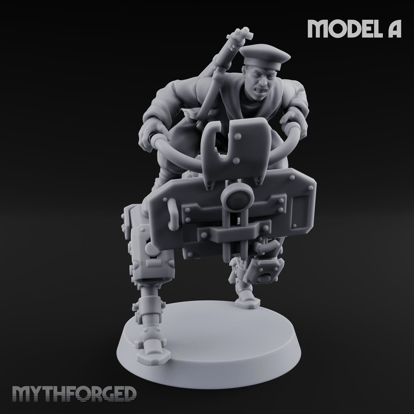 Weird War Japanese Walker Pilots A Miniature for Dungeons and Dragons, Pathfinder or other TTRPGs