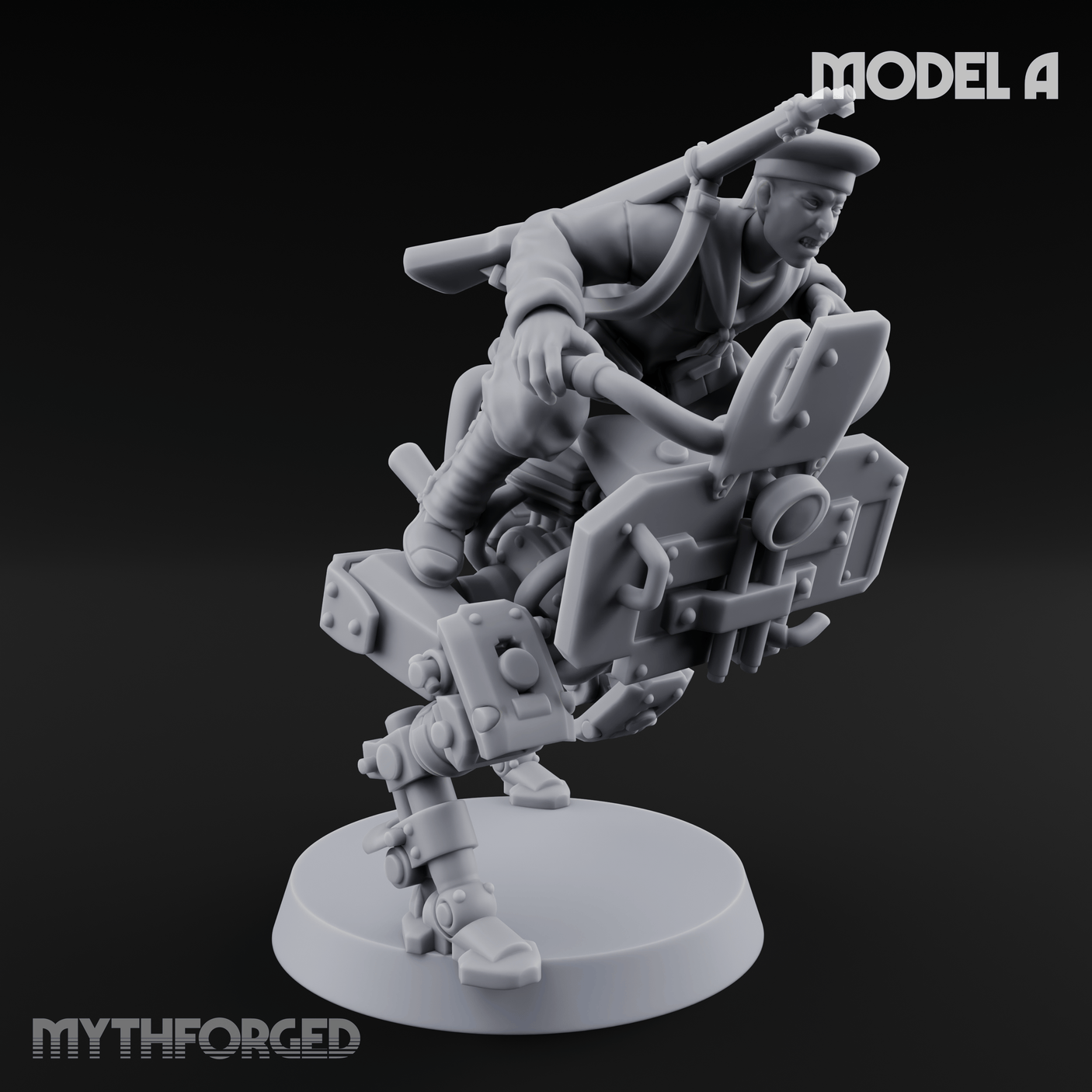 Weird War Japanese Walker Pilots Miniature for Dungeons and Dragons, Pathfinder or other TTRPGs