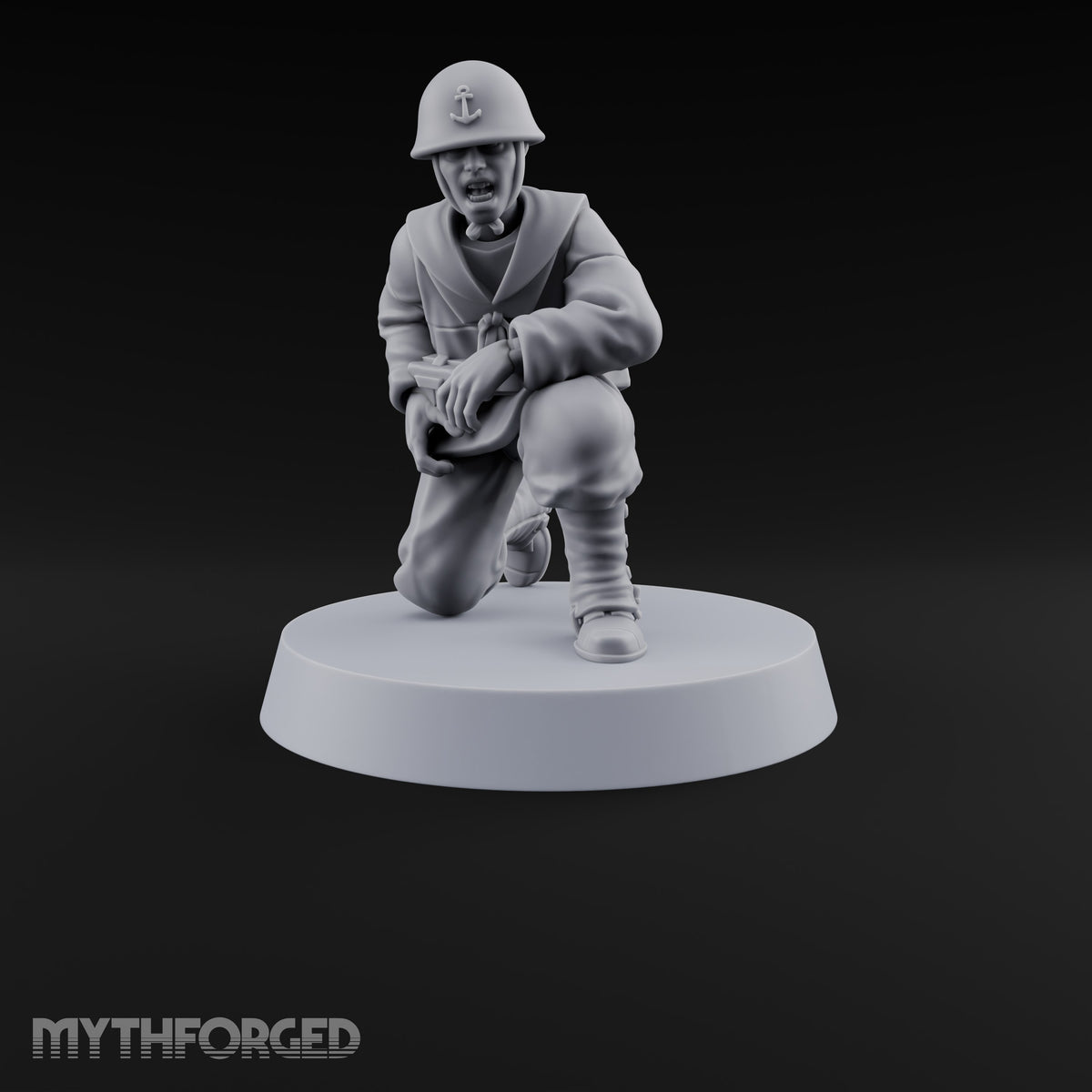 Working the Gun Japanese Naval Artillery Crewman D