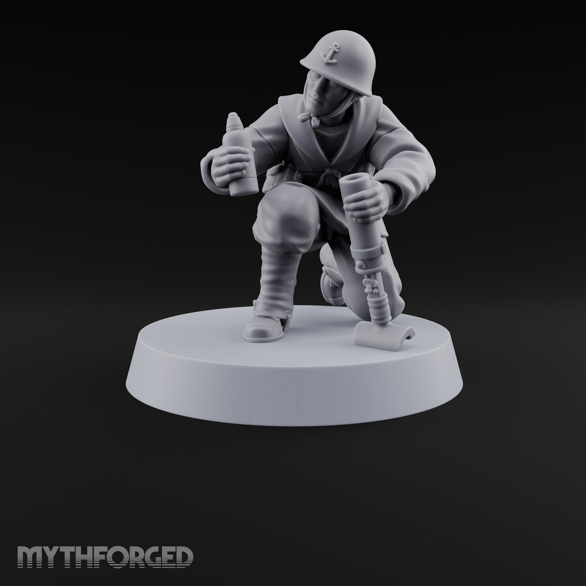 Bombs Away Human Naval Mortar Crewman A