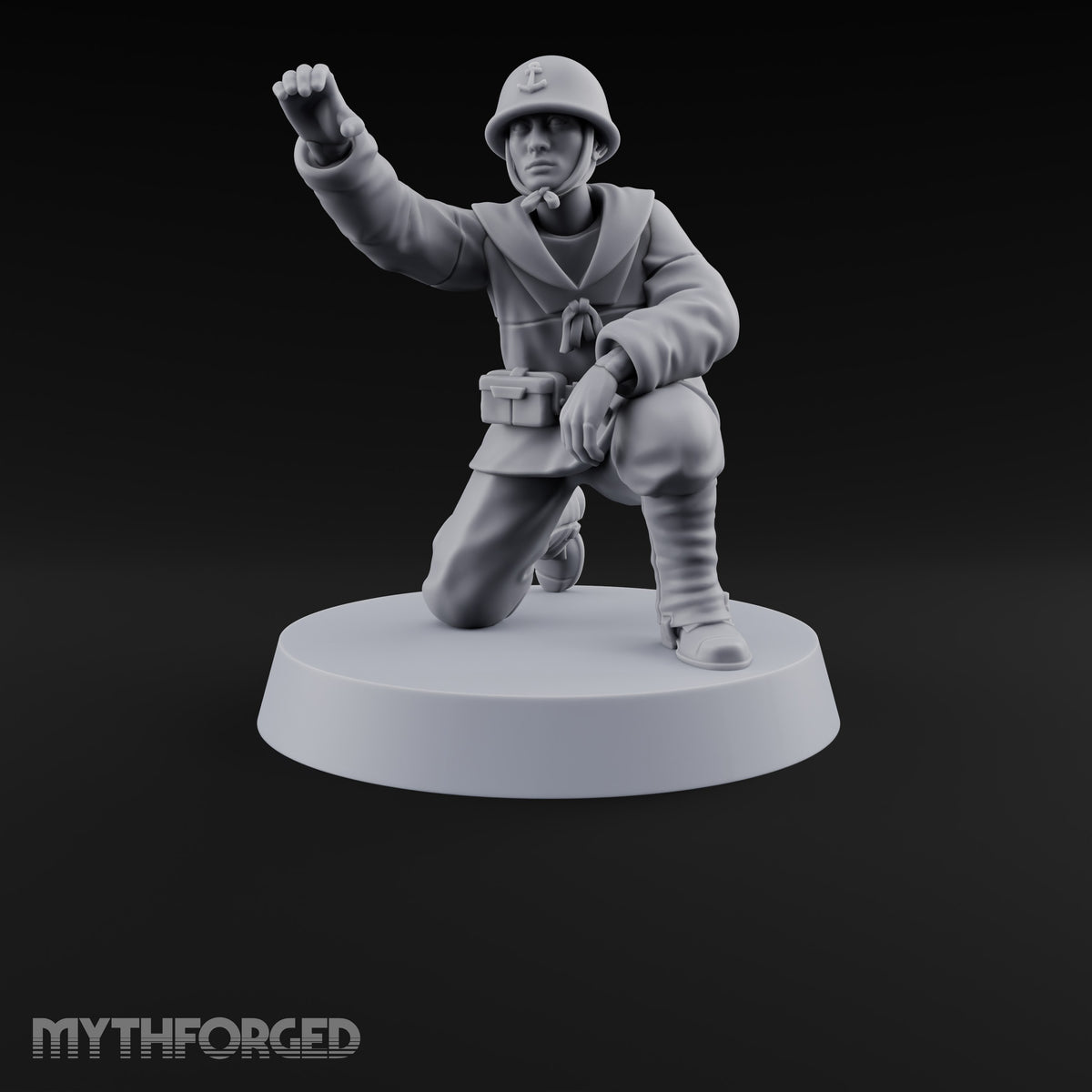 Fire in the Hole Japanese Naval Mortar Team — B