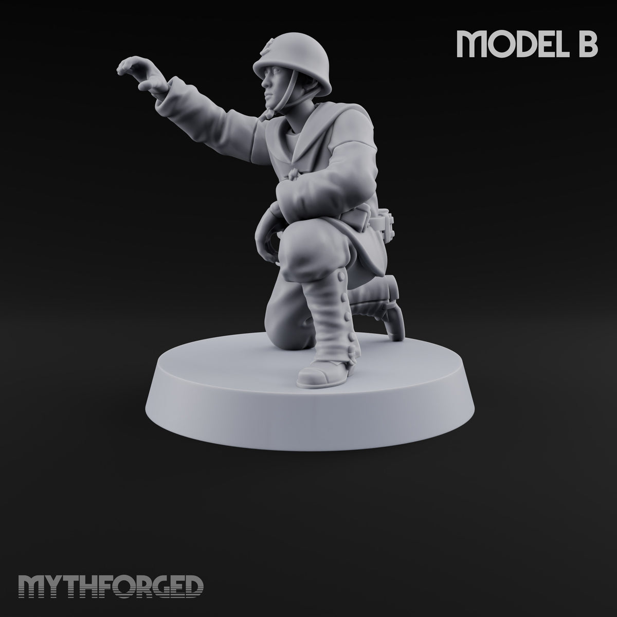 Fire in the Hole Japanese Naval Mortar Team — B
