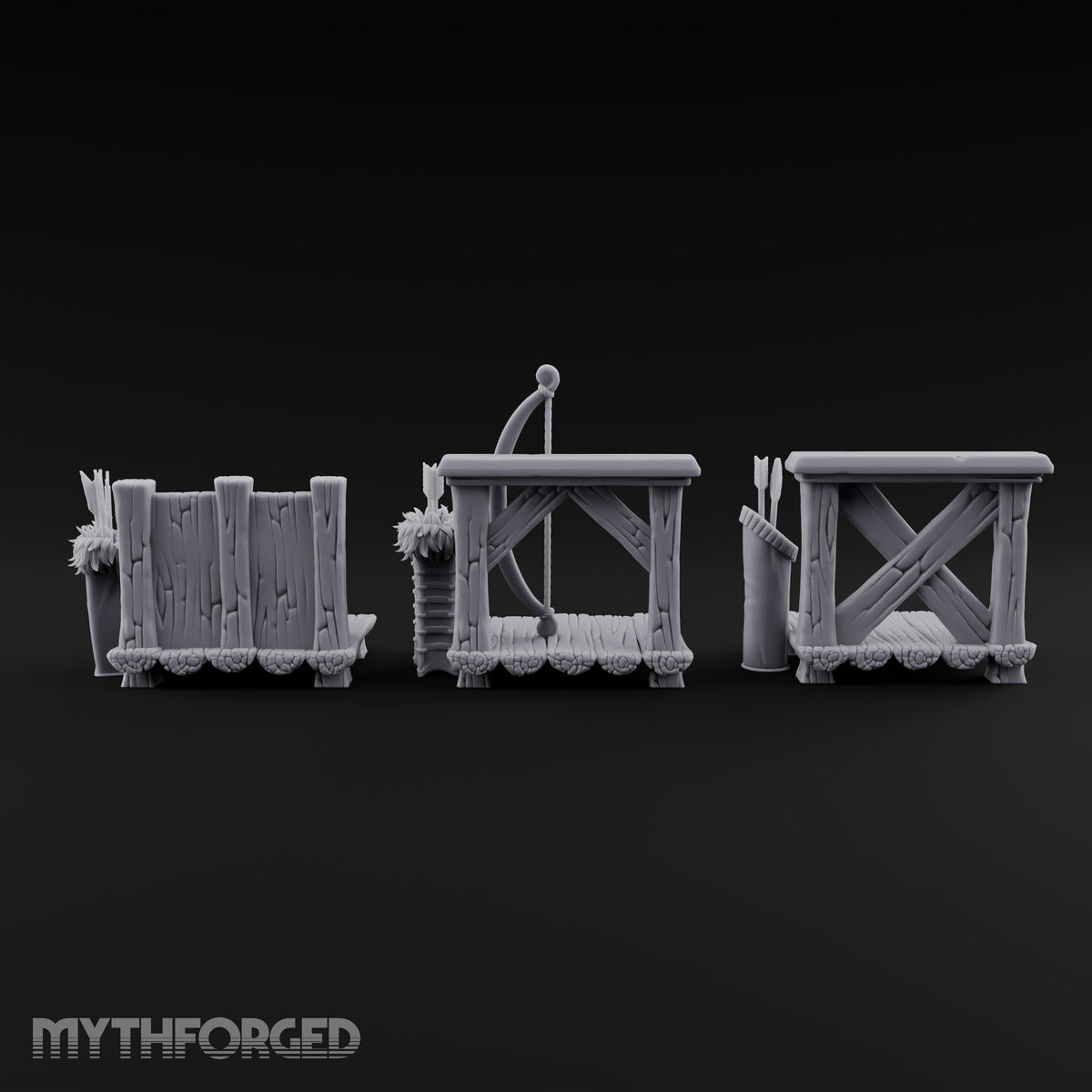 Tilt Yard Trimmings Wooden Jousting Tournament Terrain B