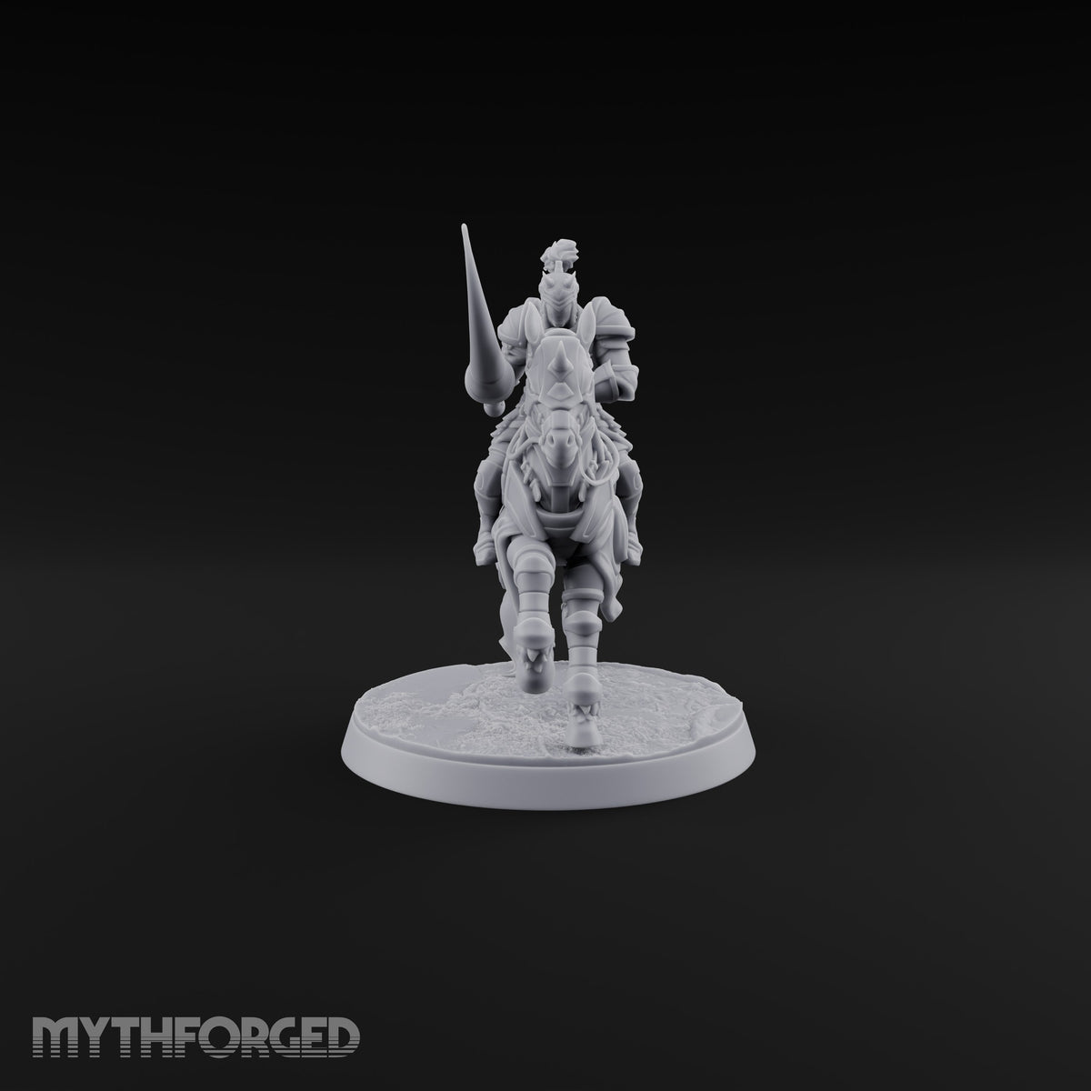 Lances Level, Nobody Yields Human Jousting Knight on Horse C