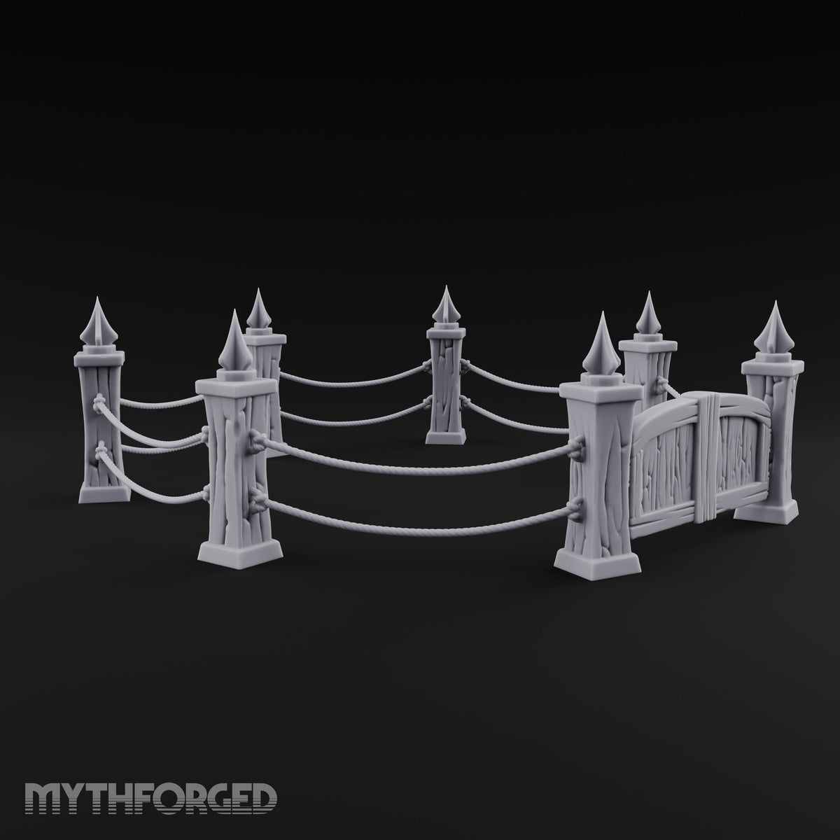 Tilt Yard Trimmings Wooden Jousting Tournament Terrain Set — E