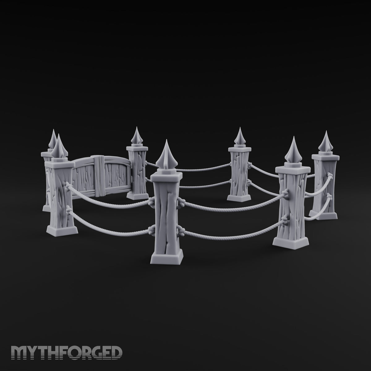 Tilt Yard Trimmings Wooden Jousting Tournament Terrain E