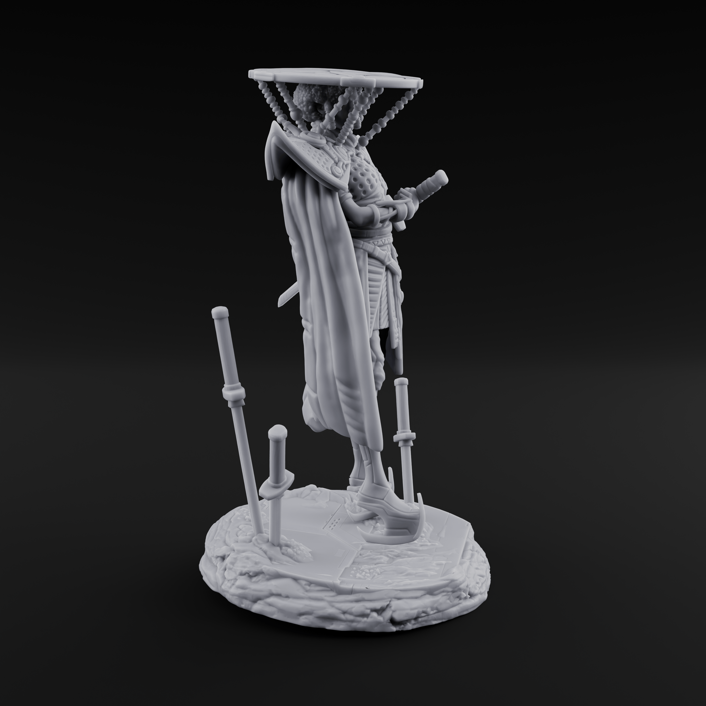 Swords Planted Human Sword Saint