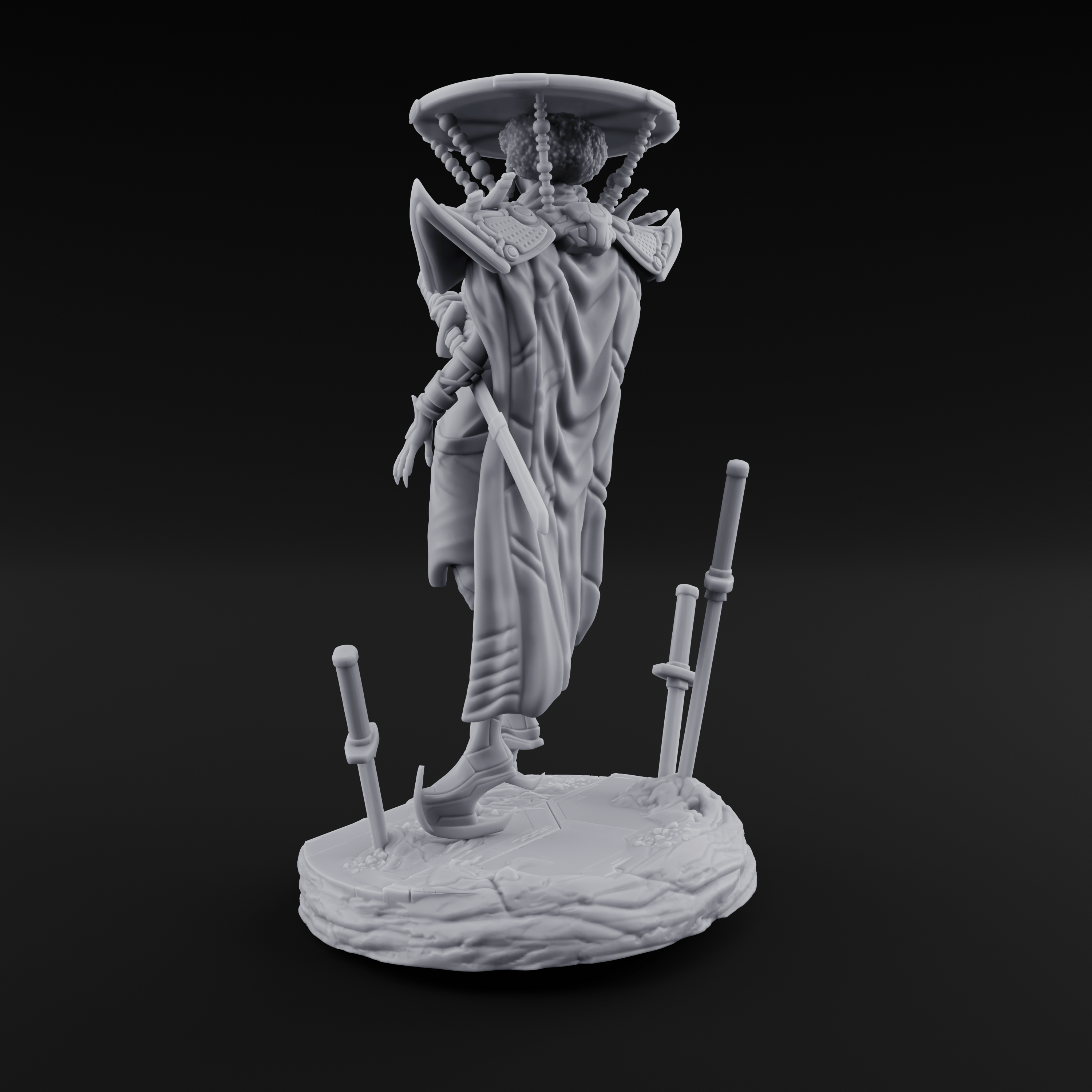 Swords Planted Human Sword Saint