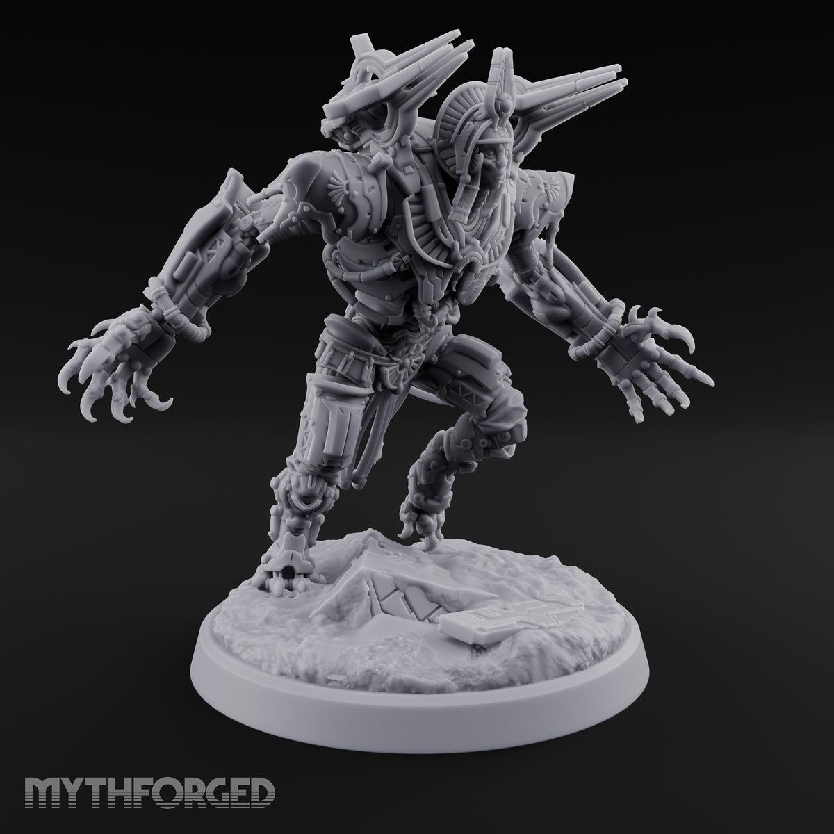 Pharaoh's Honour Guard Reports for Duty Mummy Cybernetic Warrior E — No FX