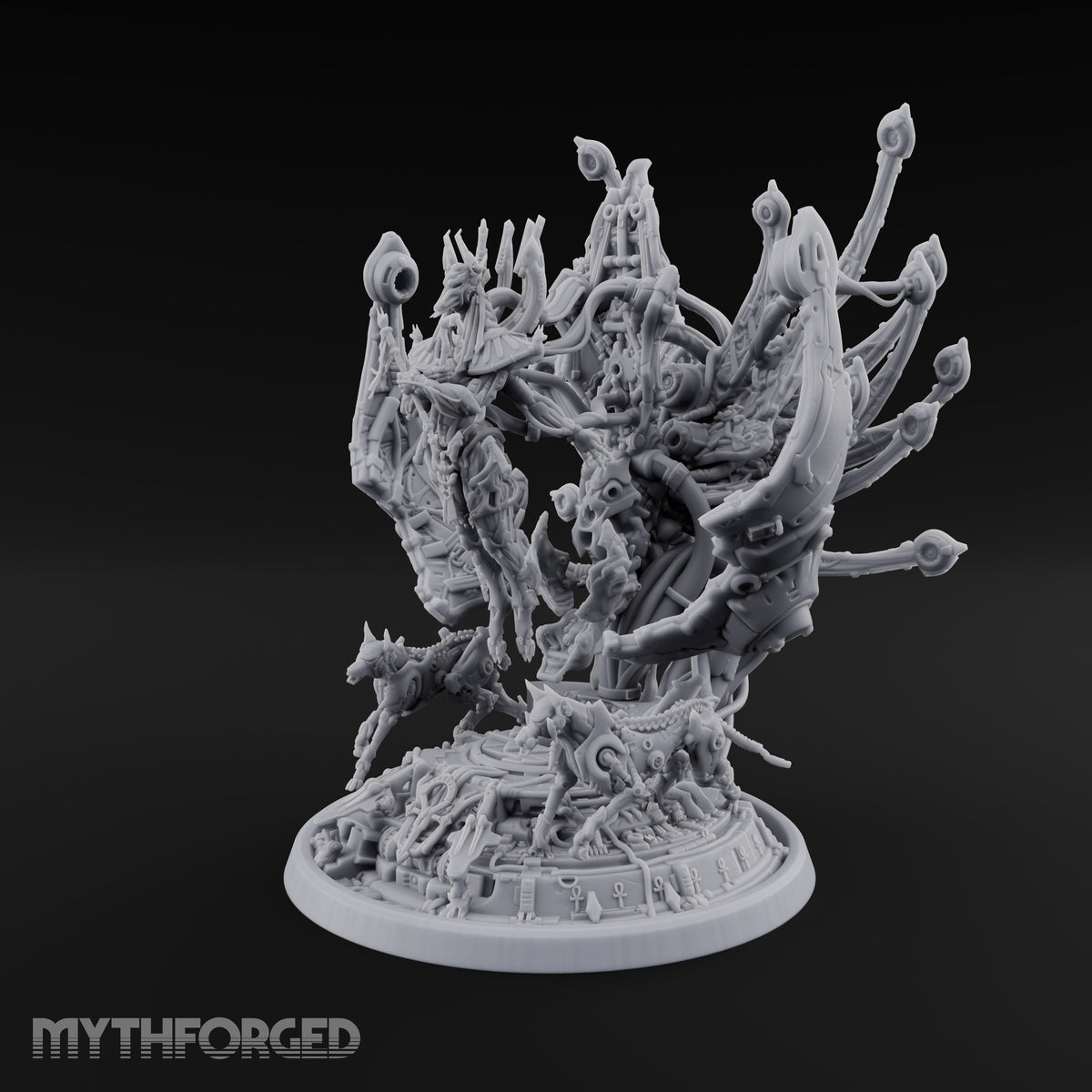 Plugged In for Eternity Mummy Lord Biomechanical Deity