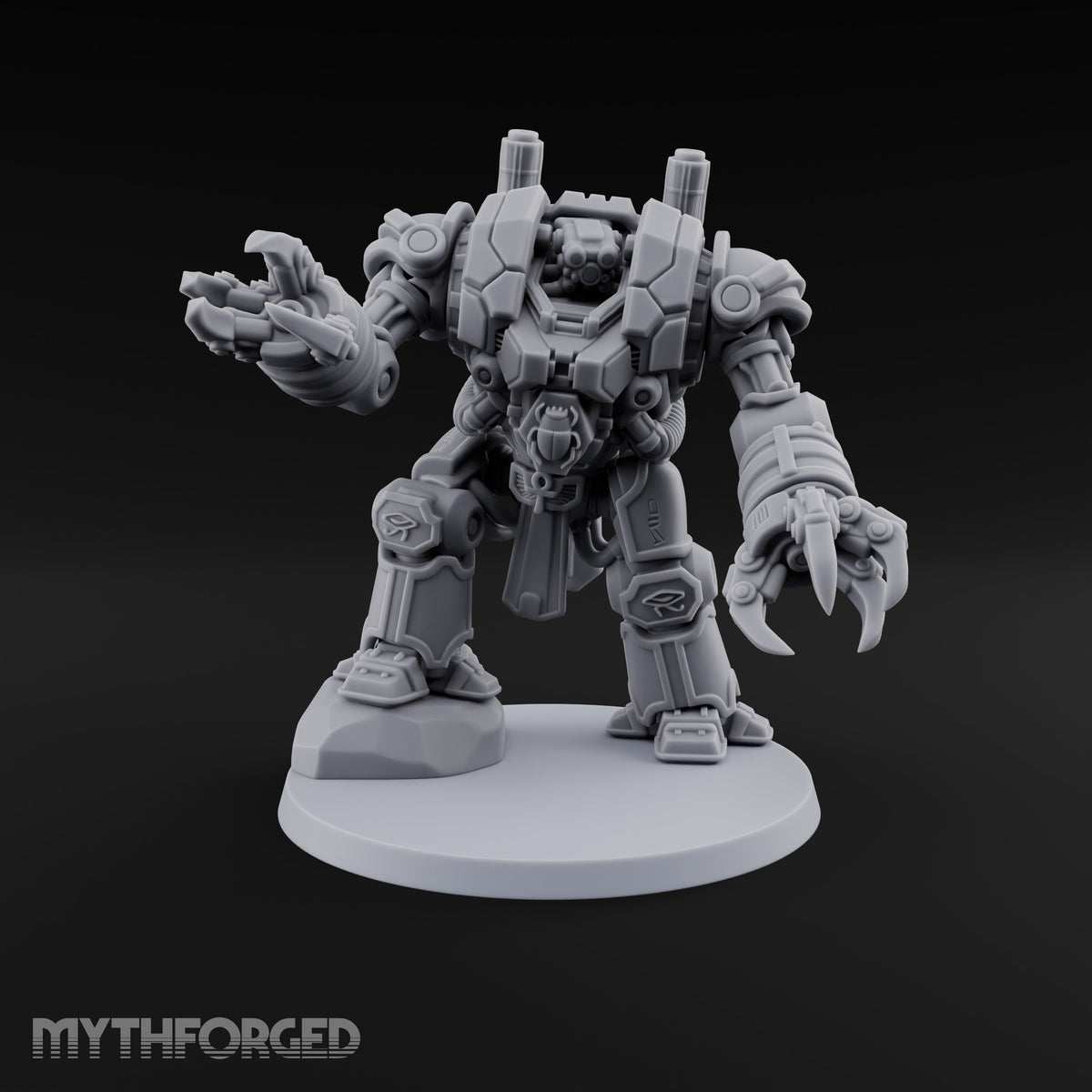 Pincers Open, Manners Closed Warforged Scarab Heavy Construct with Pincer Claws