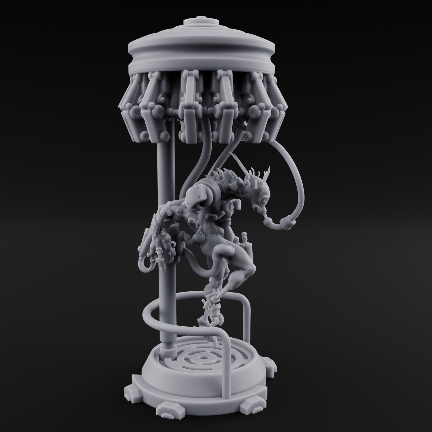 Dangling From The Canopy Necrolinked Wight A Miniature for Dungeons and Dragons, Pathfinder or other TTRPGs