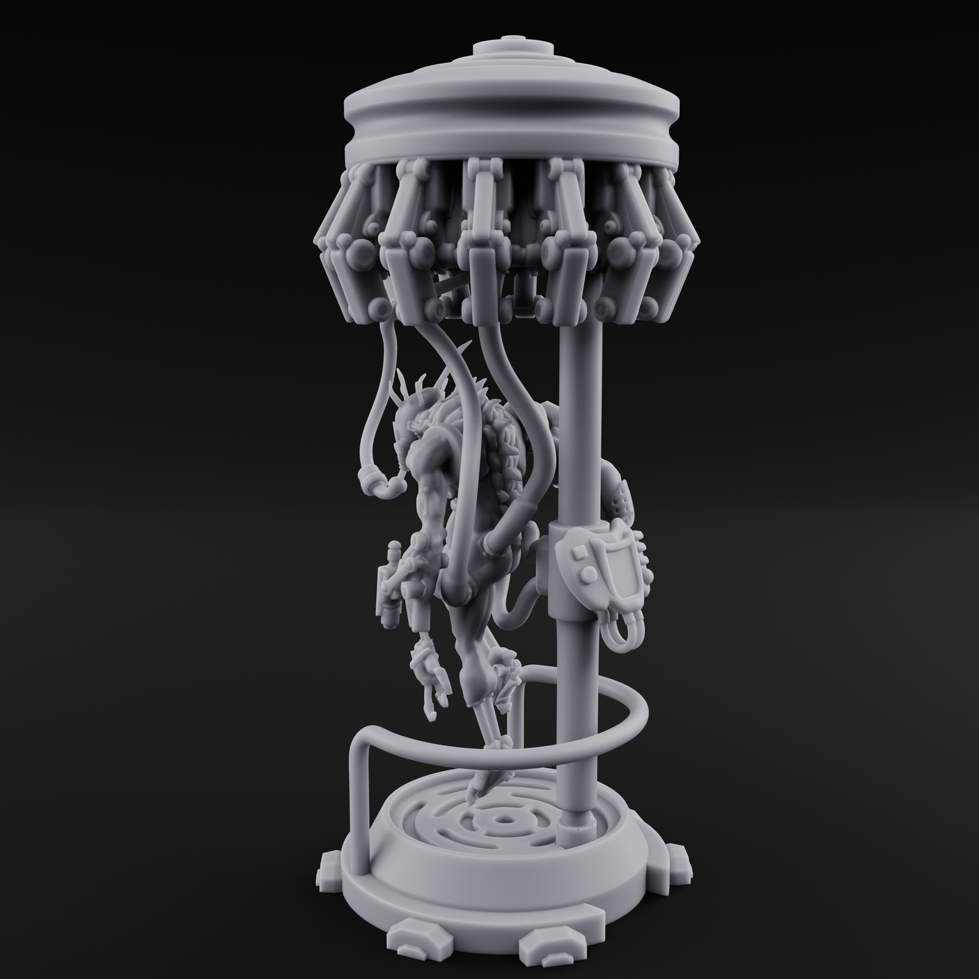 Dangling From The Canopy Necrolinked Wight A Miniature for Dungeons and Dragons, Pathfinder or other TTRPGs