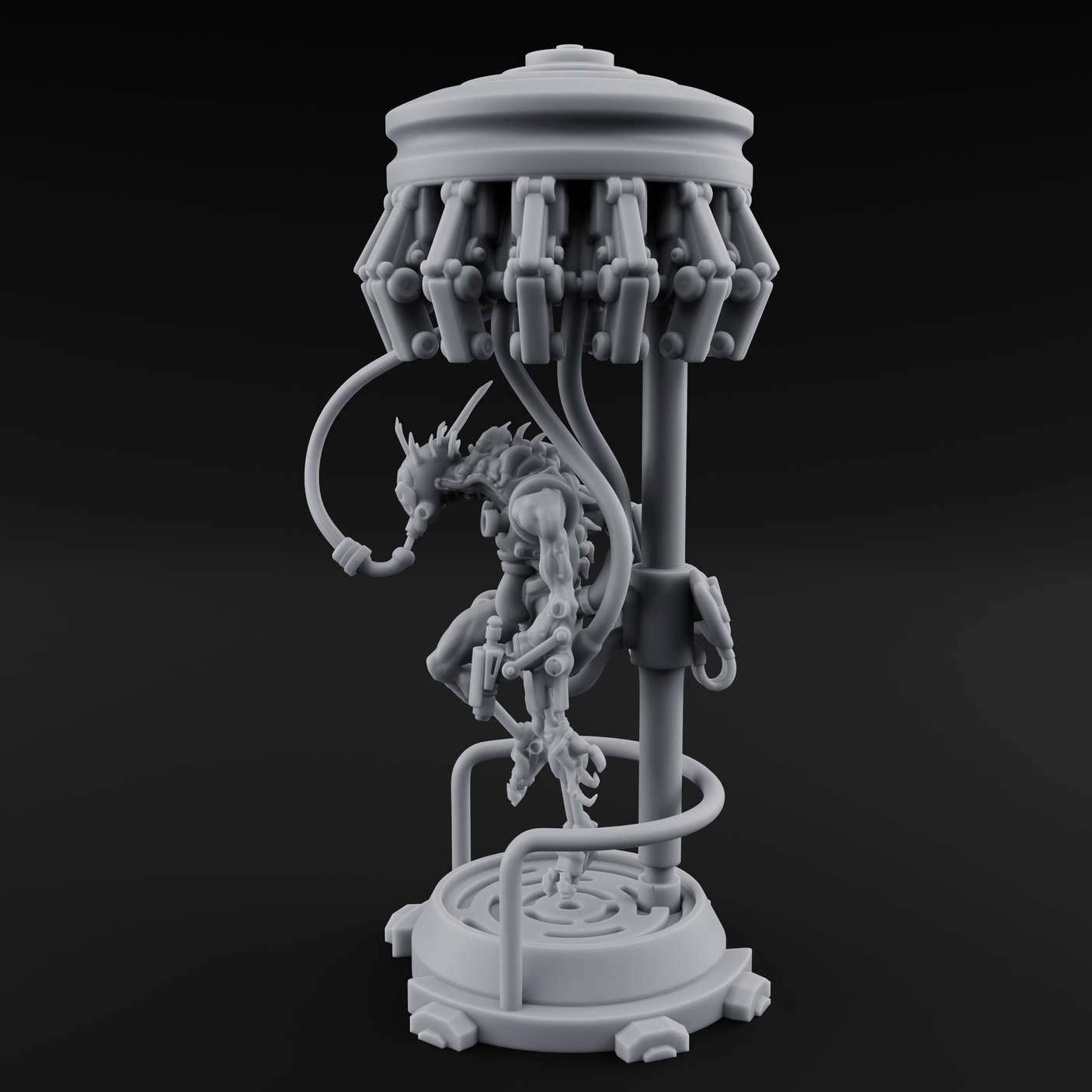 Dangling From The Canopy Necrolinked Wight A Miniature for Dungeons and Dragons, Pathfinder or other TTRPGs